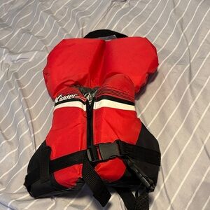 Kidder Red and Black Life Jacket